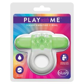 Play with Me Teaser Vibrating C-Ring â‚¬â€œGreen