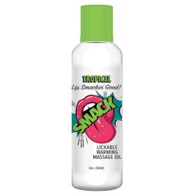 Smack Warming Massage Oil-Tropical 2oz
